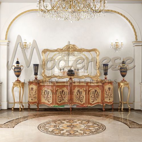 Klassisches Sideboard - 15133 - Modenese Luxury Interiors - Holz / mit Schubladen / Made in Italy