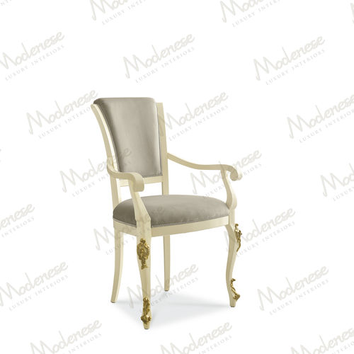 Klassischer Stuhl - 17502 - Modenese Luxury Interiors - für den Innenraum / Holz / Stoff