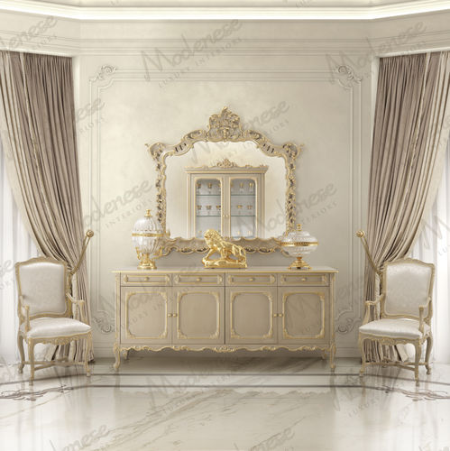 Klassisches Sideboard - 17113 - Modenese Luxury Interiors - Holz / mit Schubladen / mit Schwingtür