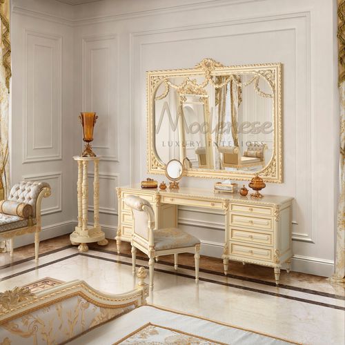 Klassischer Schminktisch - 17205 - Modenese Luxury Interiors - Holz / bodenstehend / für Hotelzimmer