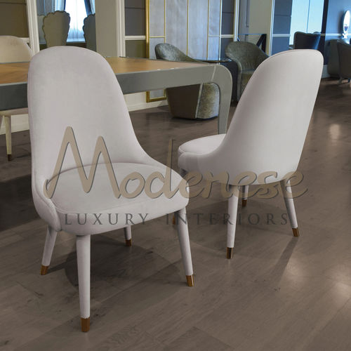Moderner Esszimmerstuhl - 20511 - Modenese Luxury Interiors - für den Innenraum / Leder / Stoff