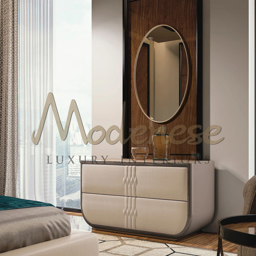 Moderne Kommode - 20132 - Modenese Luxury Interiors - Stoff / mit Stauraum / mit Schublade