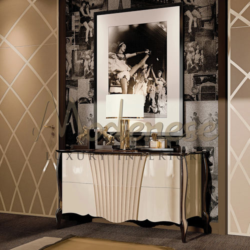 Moderne Kommode - 20128 - Modenese Luxury Interiors - Holz / mit Schublade / rechteckig