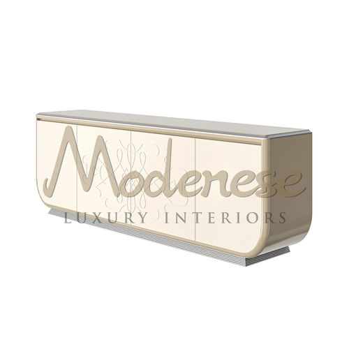 Modernes Sideboard - 20101 - Modenese Luxury Interiors - Buche / mit Schwingtür / beige