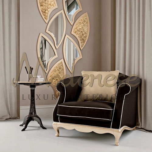Moderner Couchtisch - 21606 - Modenese Luxury Interiors - Holz / lackiertes Holz / Marmor