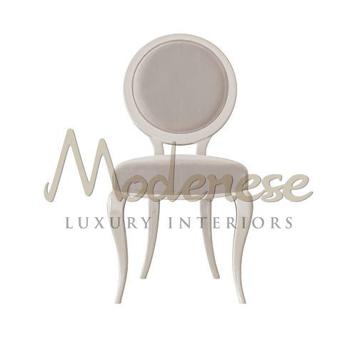 Esszimmerstuhl / minimalistisches Design - 21503 - Modenese Luxury Interiors - für den Innenraum / Leder / Stoff