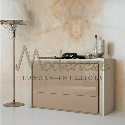 Moderne Kommode - 21206 - Modenese Luxury Interiors - Holz / mit Schublade / rechteckig
