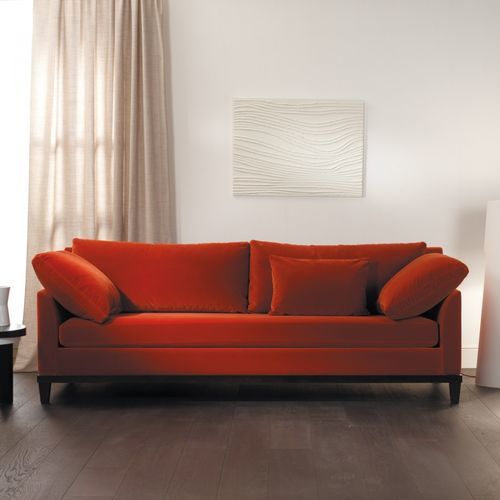 Modernes Sofa - MATTIEW - Duvivier - Stoff / Leder / mit Armlehnen