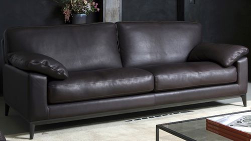 Modernes Sofa - MATÉO - Duvivier - Stoff / Leder / mit Armlehnen
