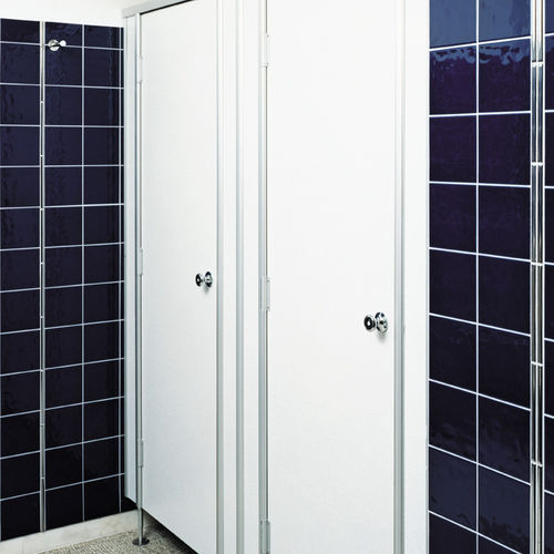 Laminat-Sanitärkabine - Ah Produkter - anodisiertes Aluminium / für Toiletten / Innenbereich