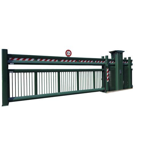 Schiebetor - ULMALUPARK®  - TGO (TRAVAUX GENERAUX DE L'OUEST) - rechts / links / Aluminium