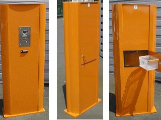Zutritts-Sperrpfosten - P 800 PROX L-AV - TGO (TRAVAUX GENERAUX DE L'OUEST) - stationär / Aluminiumguss