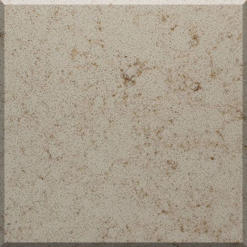 Quarzsteinplatte - 2253 Moka Cream - OKITE - für Küche / Hochglanz / braun