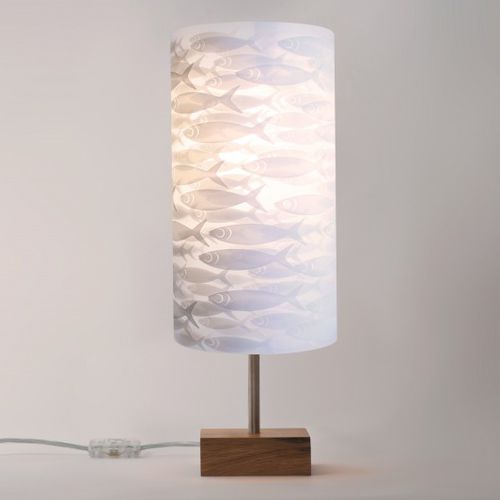 Tischlampe - FISH DELUXE - Scabetti - Papier / modern / mit Kabel