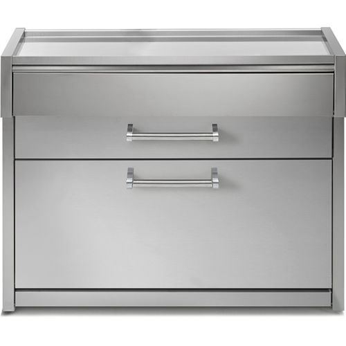 Unabhängiges Küchenelement - GENESI 120  - STEEL - freistehend / mit Schublade