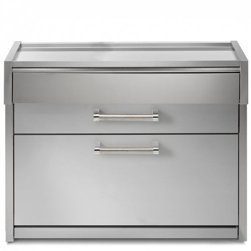Unabhängiges Küchenelement - SWING 120 - STEEL - freistehend / mit Schublade / für Außenküche
