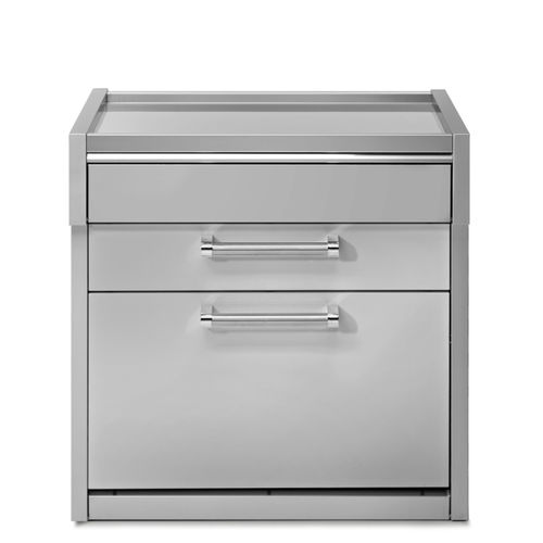 Unabhängiges Küchenelement - SWING 90 - STEEL - freistehend / mit Schublade / für Außenküche