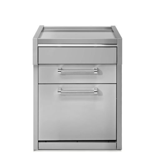 Unabhängiges Küchenelement - SWING 70 - STEEL - freistehend / mit Schublade / für Außenküche