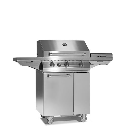 Gas-Gartengrill - SWING 70 - STEEL - auf Rollen / Stahl / Edelstahl