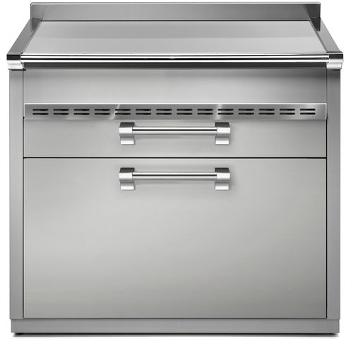 Edelstahl-Zubereitungstisch - ASCOT 90 - STEEL - mit Stauraum / Profi / für Privatgebrauch