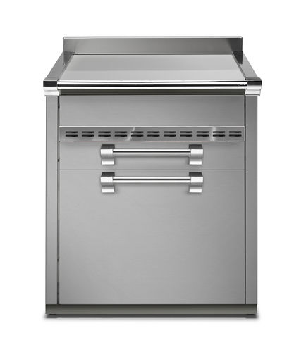 Edelstahl-Zubereitungstisch - ASCOT 70 - STEEL - mit Stauraum / Profi / für Privatgebrauch