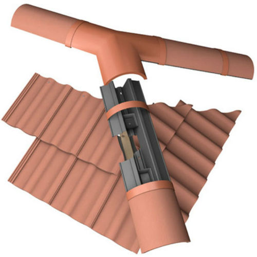 Gebogenes Dachsystem - DRY HIP - Marley - Metallprofil / für Gewerbegebrauch