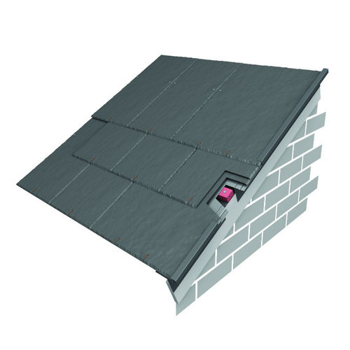 Flachdachziegel - CONTINUOUS DRY VERGE - Marley - Ortgang / Zementfaser / grau