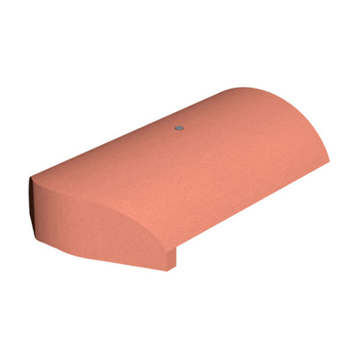 First-Dachziegel - THIRD ROUND HIP END - Marley - Ton / rot / braun