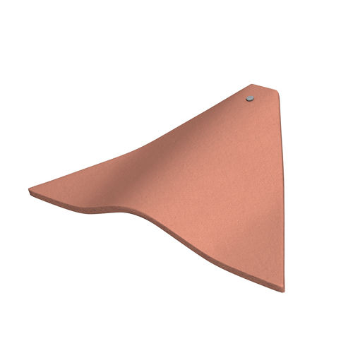 First-Dachziegel - SEMI BONNET - Marley - Ton / rot / braun