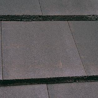 Flachdachziegel - MODERN - Marley - Beton / grau / Schieferoptik