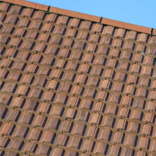 Falzdachziegel - LUDLOW PLUS - Marley - Kleinformat / Beton / rot