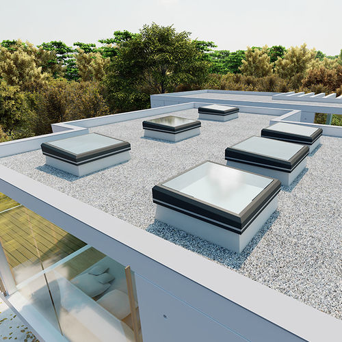 Oberlicht für Dachterrasse - FE 3° - LAMILUX Heinrich Strunz GmbH - für Lüftung / für Gebäuderenovierung / mit Doppelverglasung