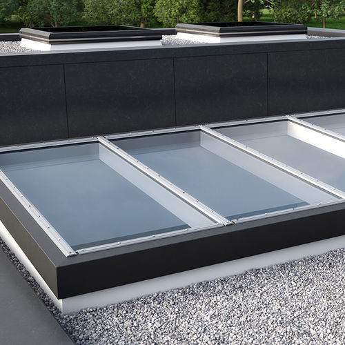 Stationärer Dachverglasung - F30 - LAMILUX Heinrich Strunz GmbH - Aluminium / mit Doppelverglasung / Brandschutz