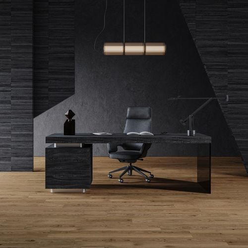 Kork-Bodenbelag - EPOCA OAK DARK ALMOND  - Wicanders - für den Innenraum / für Wohnbereich / für Büro