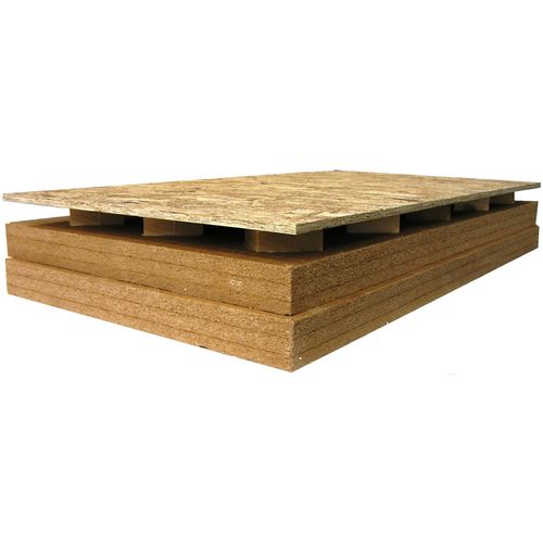 Thermo-akustische Isolierung - AIREK ECOWOOD - RE.PACK Srl - Holzfaser / steife Platten / für Kaltdach