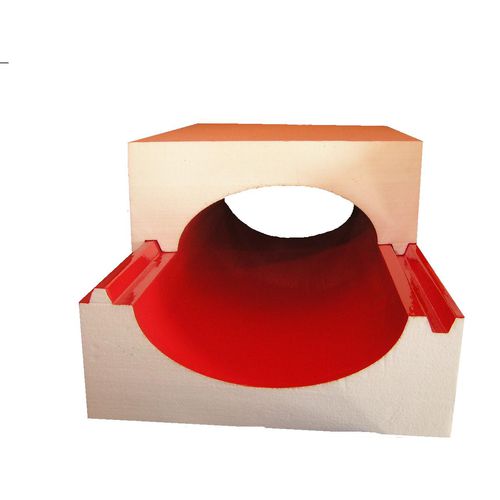 Zirkuläre Schalung - RE.PACK Srl - Polystyrolschaum / für Pfeiler