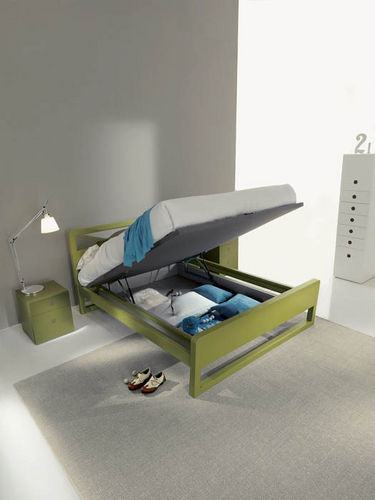 Doppelbett - FEEL - Fimar Srl - modern / Bettkasten / Holz
