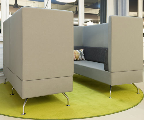 Modulsofa - PERIMETER - Orange Box - modern / Stoff / mit hoher Rückenlehne