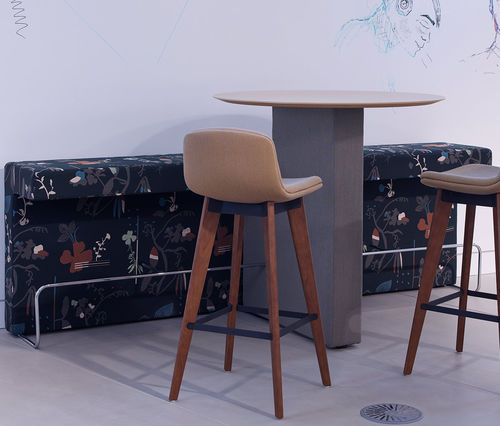 Modulare Polsterbank - BORDER - Orange Box - modern / Stoff / Holz