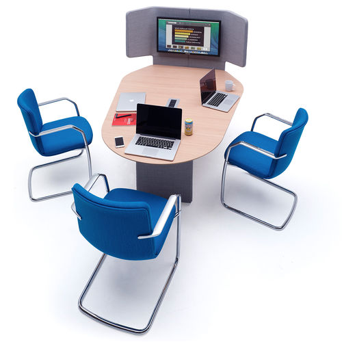 Moderner Besprechungstisch - AWAY FROM THE DESK - Orange Box - Holz / für professionellen Einsatz / für den Innenraum