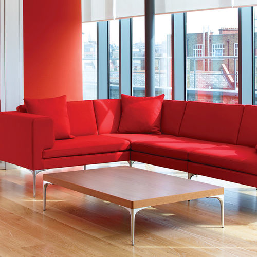 Moderner Couchtisch - VALE - Orange Box - Holzfurnier / melaminbeschichtet / rechteckig