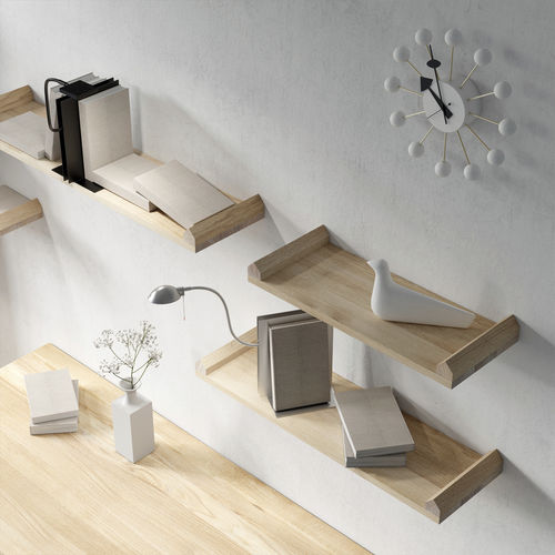 Wandmontiertes Regal - AVARIUM BOARD - vitamin design - modern / Eiche / Nussbaum