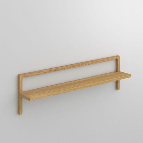 Wandmontiertes Regal - SENA LINE - vitamin design - minimalistisches Design / Eiche / Nussbaum