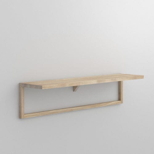 Wandmontiertes Regal - SENA SHIFT - vitamin design - minimalistisches Design / Eiche / Nussbaum
