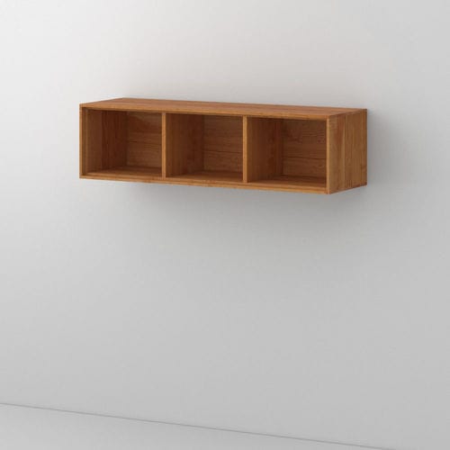 Wandmontiertes Regal - IOTA H - vitamin design - modern / Eiche / Nussbaum