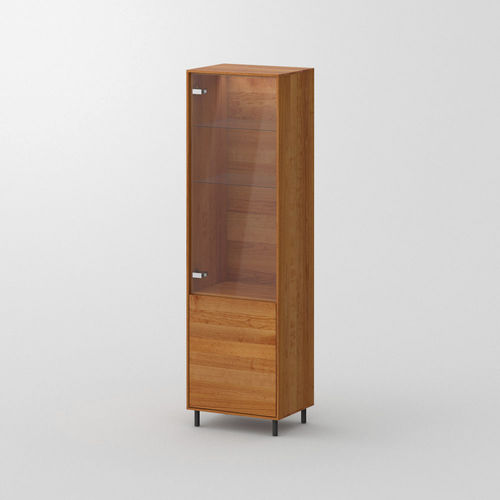 Hohes Sideboard - IOTA HI - vitamin design - modern / Eiche / Nussbaum