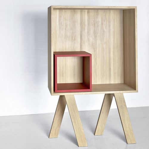 Modernes Regal - GO RW - vitamin design - Eiche / MDF / Esche