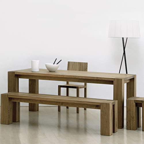 Moderner Esstisch - TAURUS 4 B14X14 - vitamin design - Eiche / Massivholz / Esche