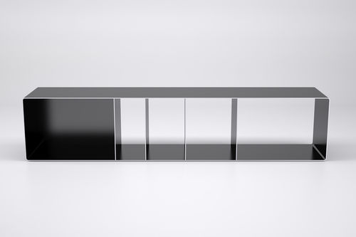 Niedriges Regal - QUATTRO : 5  - VIDAME EDITIONS - Industriedesign / Stahl / für Schallplatten