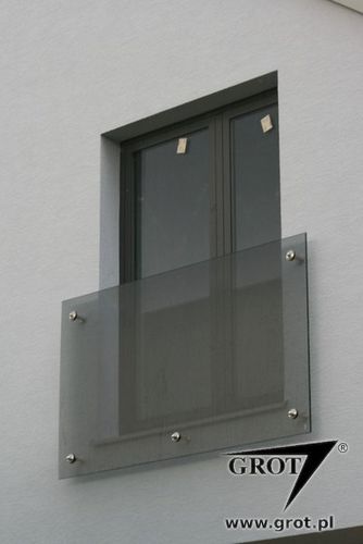 Lichtdurchlässige Glasscheibe - BZ 6 - GROT - für Balkon